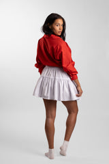 COURTSIDE RUFFLE SKIRT